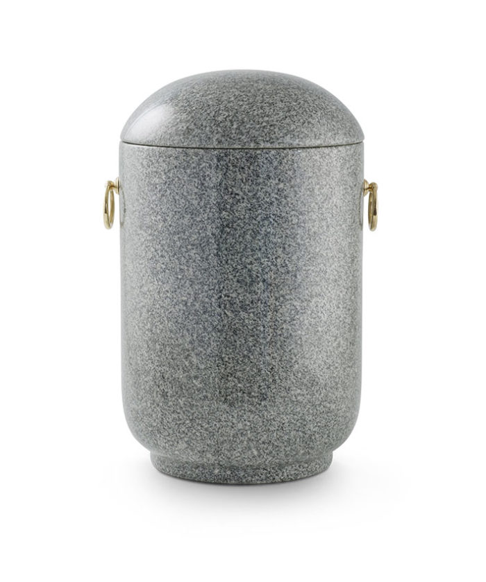natuurstenen urn grijs chinees graniet (125g)